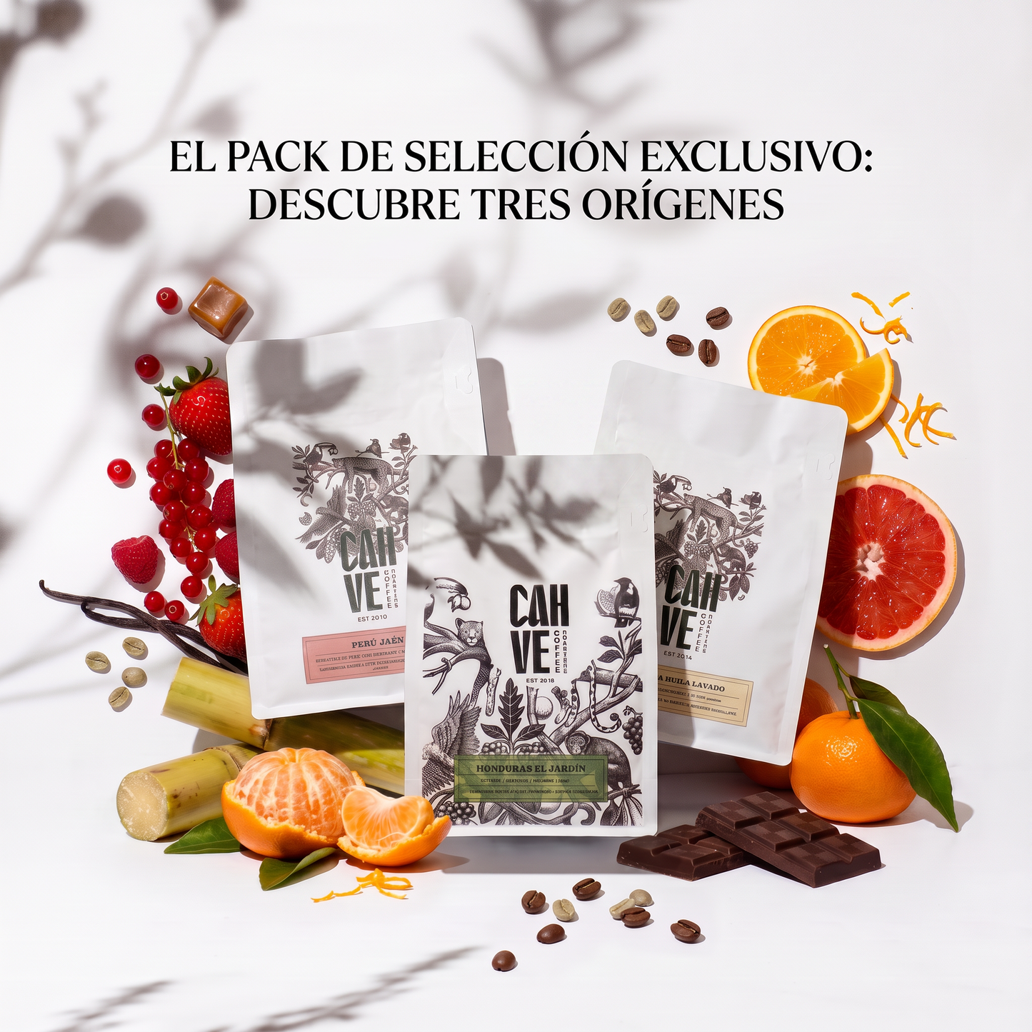 Promo - Colombia Regional, Perú Red Bourbon y Honduras Jardín (250 gr)